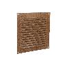 REJILLA DE VENTILACIÓN ALUMINIO MADERA CON MOSQUITERA 15 X 15 CM VENTA UNITARIA