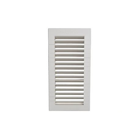 REJILLA DE VENTILACIÓN ABS PARA EMPOTRAR 13 X 26 CM   CAJA 5 UNID.