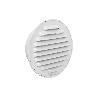 REJILLA DE VENTILACIÓN ALUMINIO-ABS BLANCO PARA EMPOTRAR A TUBO Ø10 CM VENTA UNITARIA