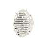 REJILLA DE VENTILACIÓN ALUMINIO-ABS BLANCO PARA EMPOTRAR A TUBO Ø12 CM VENTA UNITARIA