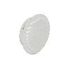 REJILLA DE VENTILACIÓN ALUMINIO-ABS BLANCO PARA EMPOTRAR A TUBO Ø12 CM VENTA UNITARIA