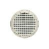 REJILLA DE VENTILACIÓN ALUMINIO-ABS BLANCO PARA EMPOTRAR A TUBO Ø12 CM VENTA UNITARIA