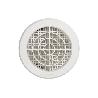 REJILLA DE VENTILACIÓN ABS BLANCO PARA EMPOTRAR A TUBO CON CLIP Ø10-11 CM VENTA UNITARIA