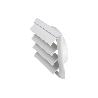 REJILLA DE VENTILACIÓN ABS BLANCO LAMAS MÓVILES Ø15 CM VENTA UNITARIA