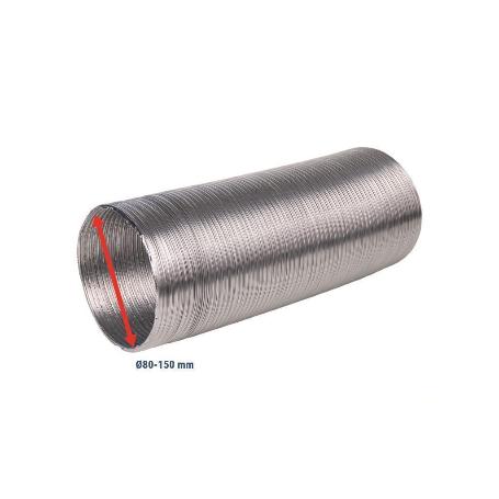 TUBO FLEXIBLE SEMIRRÍGIDO ALUMINIO Ø80 MM X 3 M