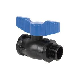 VÁLVULA DE BOLA ROSCA M-H PP PN16 1 X 1 VENTA UNITARIA