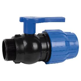 ENLACE VÁLVULA DE BOLA ROSCA MACHO PP PN16 20 X 1/2 VENTA UNITARIA