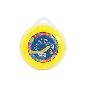 HILO CUADRADO DE NYLON PARA DESBROZADORA 42 M X 3 MM