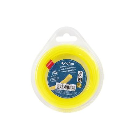 HILO REDONDO DE NYLON PARA DESBROZADORA 25 M X 1,6 MM