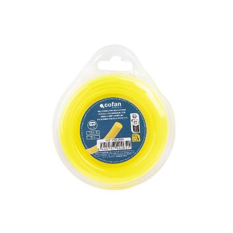 HILO REDONDO DE NYLON PARA DESBROZADORA 20 M X 2 MM