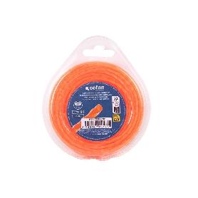 HILO HELICOIDAL DE NYLON PARA DESBROZADORA 20 M X 2 MM