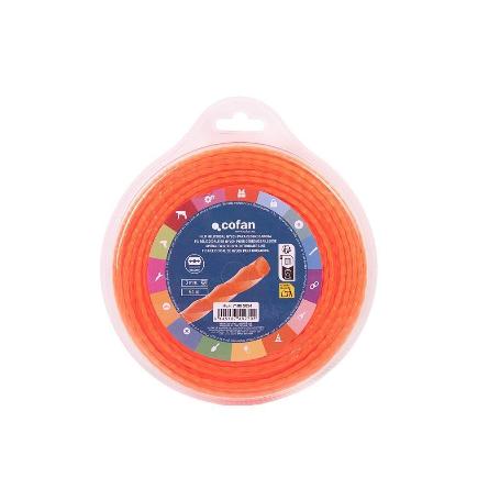 HILO HELICOIDAL DE NYLON PARA DESBROZADORA 54 M X 3 MM