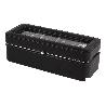 CAJA GUARDA RELOJES 5 UDS PIEL NEGRA