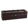 CAJA GUARDA RELOJES 6 UDS PIEL MARRÓN