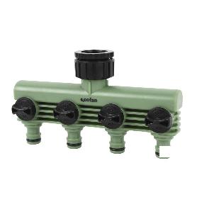 COLECTOR DE RIEGO 4 SALIDAS AJUSTABLES