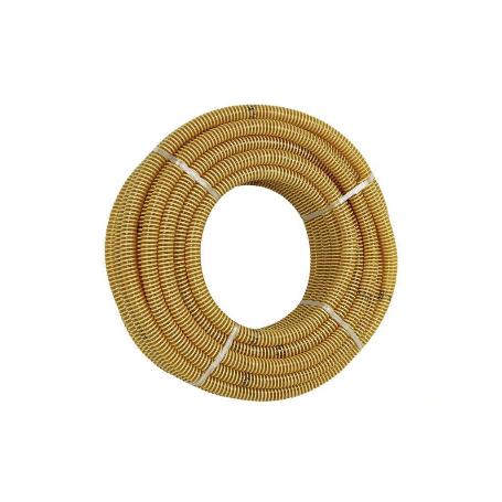 ROLLO DE TUBO DE ASPIRACIÓN ESPIRAL AMARILLO  Ø20 MM 25 M
