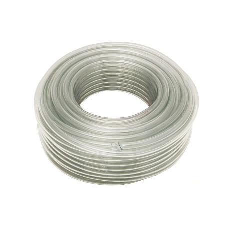 MANGUERA PVC MONOCAPA CRISTAL 8X12MM/100M