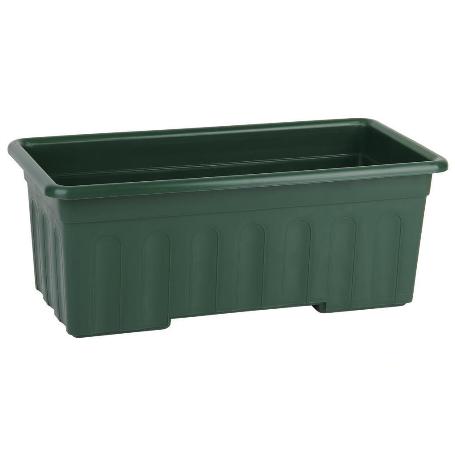JARDINERA VERDE  MODELO AZAHAR 50 X 21.5 X 16 CM   CAJA 12 UNID.