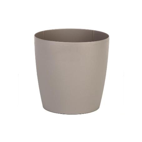 MACETA CAMELIA COLOR CREMA 14X13.8CM   CAJA 12 UNID.