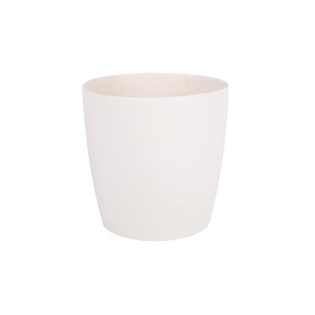 MACETA CAMELIA COLOR CREMA 25X23.6CM   CAJA 12 UNID.