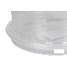 MACETA ORQUIDEA TRANSPARENTE 23.5X20+ PLATO 20CM VENTA UNITARIA
