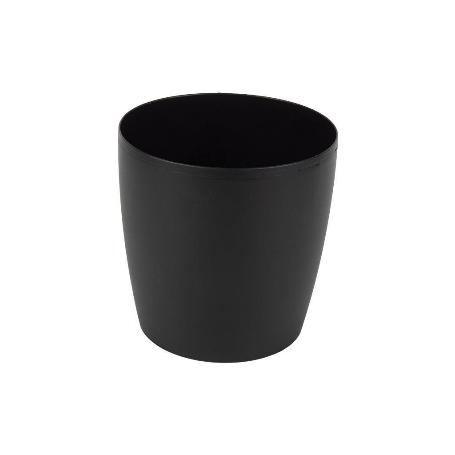 MACETA CAMELIA DE COLOR NEGRO 18 X 17,8 CM VENTA UNITARIA