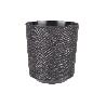 MACETA O MACETERO GAMA TEXTIL COLOR NEGRO PP Ø 254 X 269 MM 10,5 L   CAJA 4 UNID.