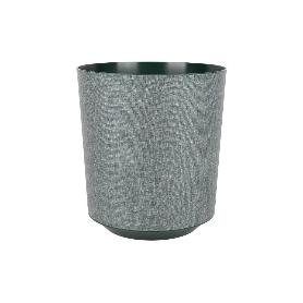 MACETA O MACETERO GAMA TEXTIL COLOR VERDE PP Ø 285 X 316 MM 16 L   CAJA 4 UNID.