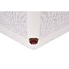 MACETA O MACETERO GAMA TEXTIL CUADRADA COLOR BLANCO PP 298 X 298 X 300 MM 18 L   CAJA 4 UNID.