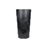 MACETERO 2 EN 1 FORMA CÓNICA CON DEPÓSITO COLOR NEGRO PP Ø 255 X 466 MM 9,5 L VENTA UNITARIA