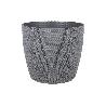 MACETA O MACETERO TRENZADA COLOR GRIS OSCURO PP Ø 255 X 221 MM 8,5 L VENTA UNITARIA