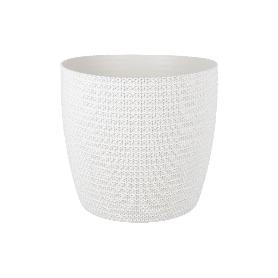 MACETA O MACETERO TRENZADA COLOR BEIGE PP Ø 306 X 262 MM 15,6 L VENTA UNITARIA