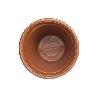 MACETA RAYADA COLOR TERRACOTA PE Ø 390 X 339 MM 22,5 L   CAJA 4 UNID.