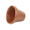 MACETA RAYADA COLOR TERRACOTA PE Ø 460 X 400 MM 37,3 L   CAJA 4 UNID.