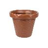 MACETA RAYADA COLOR TERRACOTA PE Ø 550 X 479 MM 66 L VENTA UNITARIA