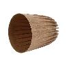 MACETA CON FILTRO DE DRENAJE A RAYAS COLOR MARRÓN WPC Ø 250 X 297 MM 6,2 L VENTA UNITARIA