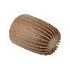 MACETA CON FILTRO DE DRENAJE A RAYAS COLOR MARRÓN WPC Ø 300 X 356 MM 11,6 L VENTA UNITARIA