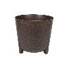 MACETA CON PATAS Y FILTRO DE DRENAJE COLOR CAFÉ WPC Ø 183 X 180 MM 3,3 L VENTA UNITARIA