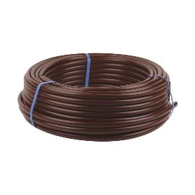 TUBO 25M RIEGO GOTEO MARRON (SIN GOTEROS) Ø16MM