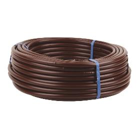 TUBO 25M RIEGO GOTEO MARRON (GOTERO A 0,33M) Ø16MM