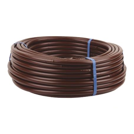TUBO 50M RIEGO GOTEO MARRON (GOTERO A 0,33M) Ø16MM
