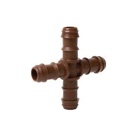 CONEXIÓN EN CRUZ Ø16MM (MARRÓN-MAX SEGUR.) VENTA UNITARIA