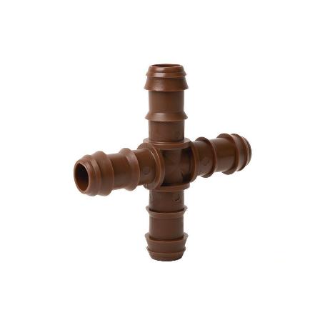 CONEXIÓN EN CRUZ Ø16MM (MARRÓN-MAX SEGUR.) VENTA UNITARIA