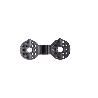 PACK 10 UDS. PINZA NEGRA PARA MALLA DE SOMBREO