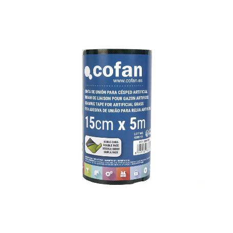 CINTA DE UNIÓN PARA CÉSPED ARTIFICIAL DOBLE CARA 15 CM X 5 M VERDE