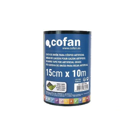 CINTA DE UNIÓN PARA CÉSPED ARTIFICIAL DOBLE CARA 15 CM X 10 M VERDE