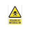 SEÑAL POLIESTIRENO 297X210 MM PELIGRO DE INTOXICACIÓN