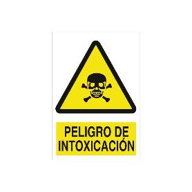 SEÑAL POLIESTIRENO 420X297 MM PELIGRO DE INTOXICACIÓN