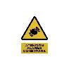 SEÑAL POLIESTIRENO 210 X 148 MM ALARMA CONECTADA