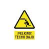 SEÑAL POLIESTIRENO 210 X 148 MM CUIDADO TECHO BAJO